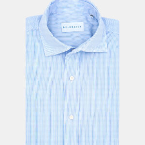 Camisa rayas azul claro