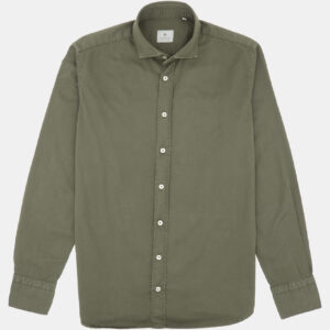 Camisa Bastoncino popelin verde