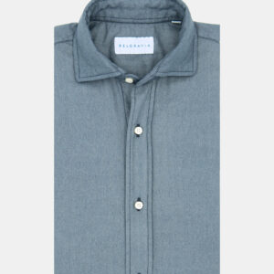 Camisa Espiga gris/azul