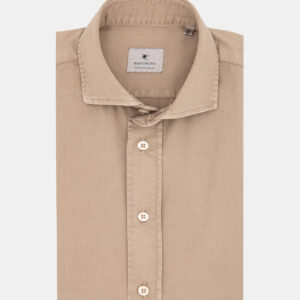 Camisa Bastoncino popelin beige