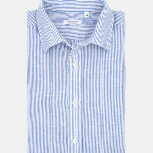 Camisa lino rayas azules HOMEWARD
