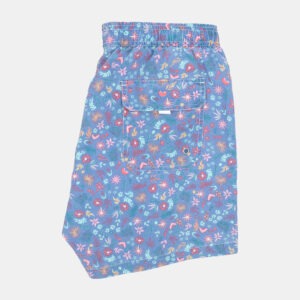 TRAJE DE BAÑO FLORES AZUL KIFF KIFF