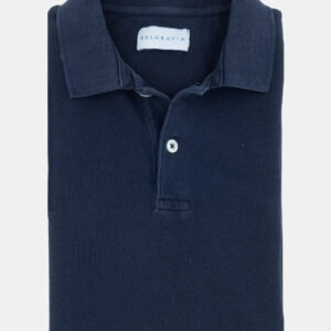 Polo piqué azul marino BELGRAVIA